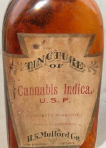Tincture of cannabis indica